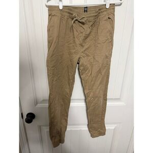 Volcom Jogger Pants Mens Medium Frickin Slim Elastic Waist Khaki EUC